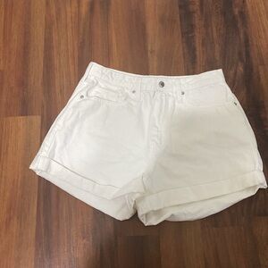 2 pair Wild Fable Pretty Pink and White Jean High-Waisted Denim Shorts